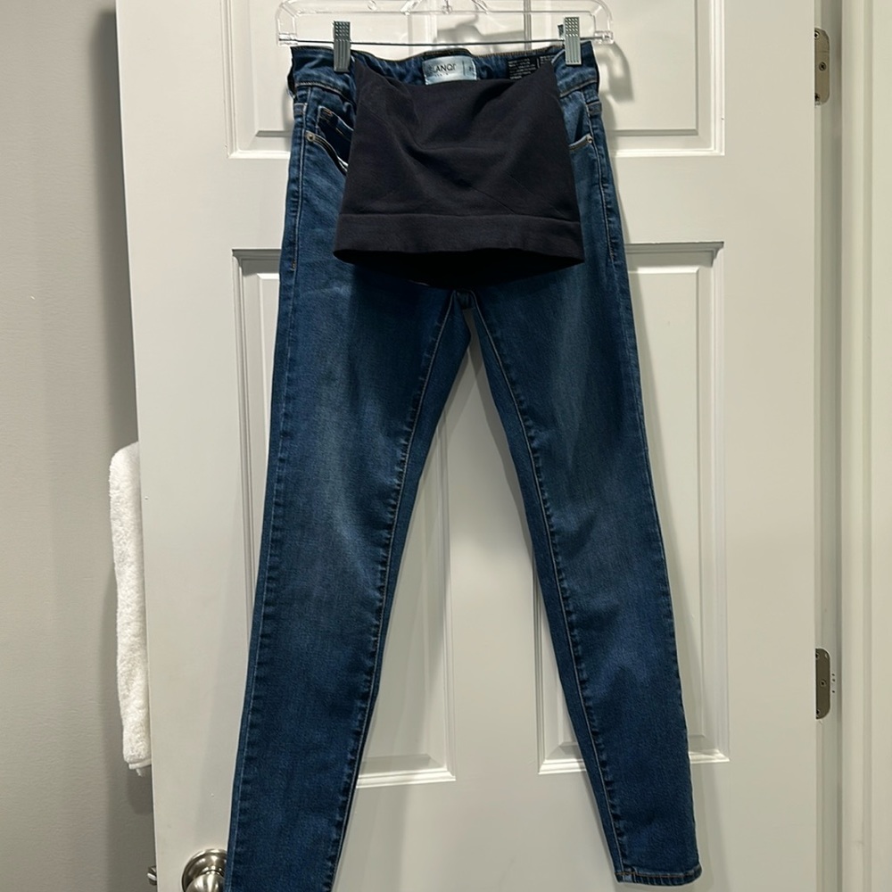 BLANQI® Denim Maternity Belly Support Skinny Jeans